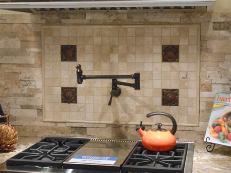 wall behind gas stove